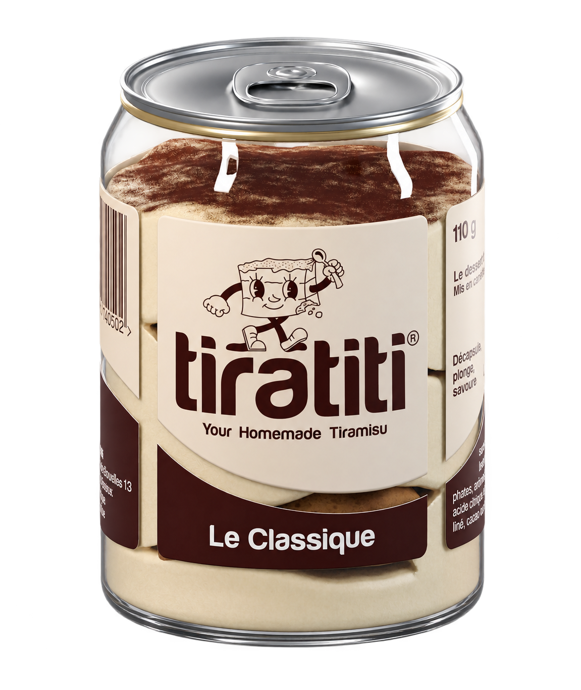 Canette de tiramisu Tiratiti Le Classique